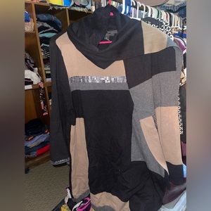 Ladies Style & Co. Sweater with matching scarf size XL